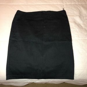 Designer Black & White Pin Stripe Skirt